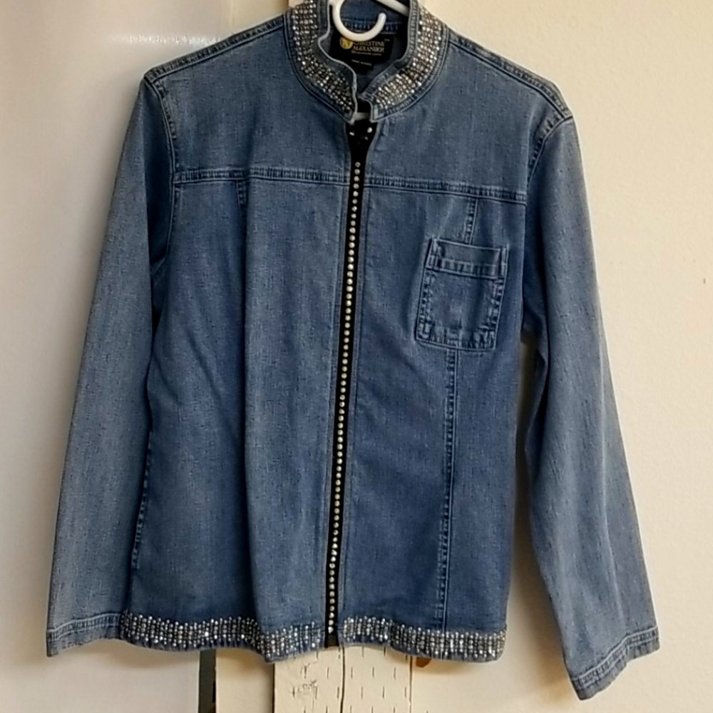 Christine Alexander jean jacket